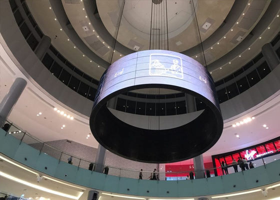 풀 컬러 가동 가능한 지도된 단말 표시, P1.56 P1.785 P2 P2.5 실린더 가동 가능한 지도된 스크린