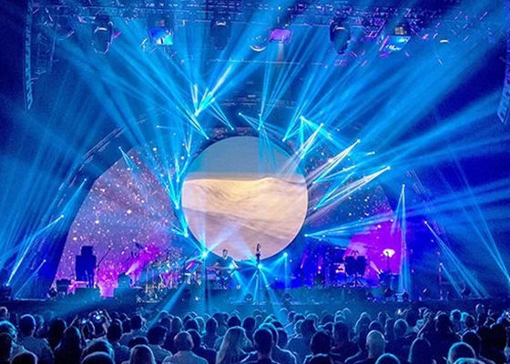 P1.875 P1.538 P2 둥근 지도된 전시, 750cd/m2는 광고 전시를 지도했습니다