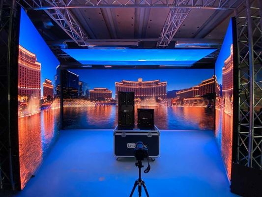 몰입형 P1.95 P2.5 P2.6 가상 생산 Xr LED 스크린 7680hz 영화 스튜디오 3d