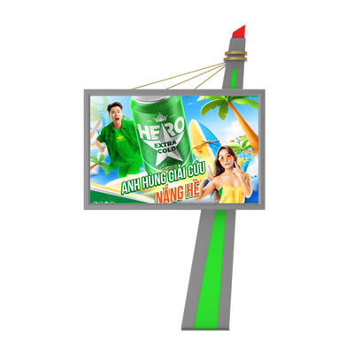 사용자 정의 고 밝기 방수 1920hz p6 디지털 화면 야외 LED 광고판