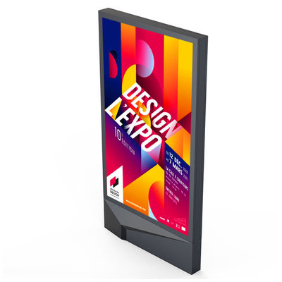 쉽게 설치 3840Hz IP65 방수 P4 P5 P6 P8 P10 10000nits 야외 LED Mupi LED 디지털 사이니지