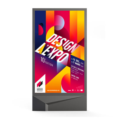 쉽게 설치 3840Hz IP65 방수 P4 P5 P6 P8 P10 10000nits 야외 LED Mupi LED 디지털 사이니지