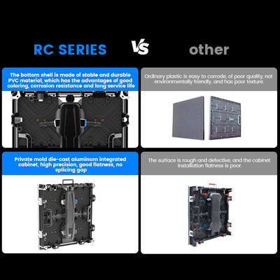 7680Hz P2.976 스테이지 교회 콘서트 이벤트 텐탈라 실내외 임대 LED 화면 임대