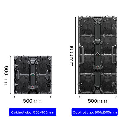 P3.91 50/60hz 프레임 변화 주파수와 ge 800cd/m2 밝기로 스테이지 렌터 LED 디스플레이