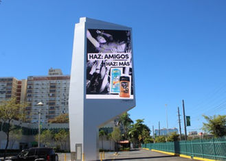 IP67 P16 경조 에너지 절약을 가진 옥외 풀 컬러 발광 다이오드 표시 도로 측