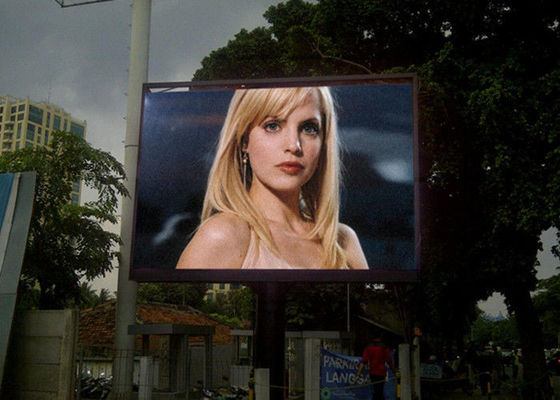 다 매체 P16 옥외 풀 컬러 발광 다이오드 표시 IP65 큰 지도된 영상 벽면