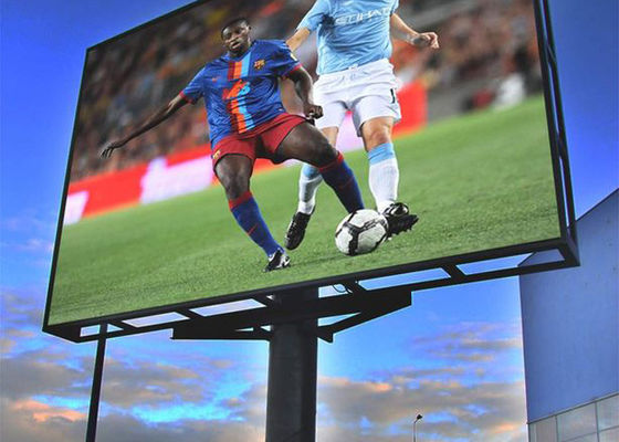 1R1G1B P8mm 옥외 풀 컬러 발광 다이오드 표시 저출력은 100000 시간을 방수 처리합니다