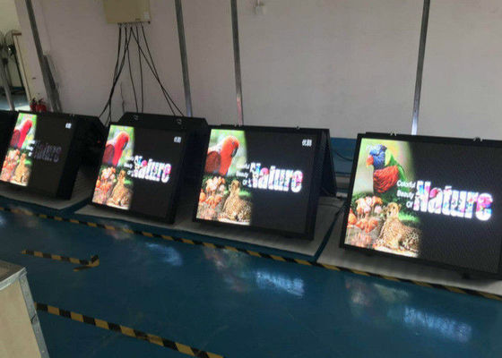 정면 오프닝 내각을 가진 두 배 옆 정면 정비 LED 스크린 P4mm