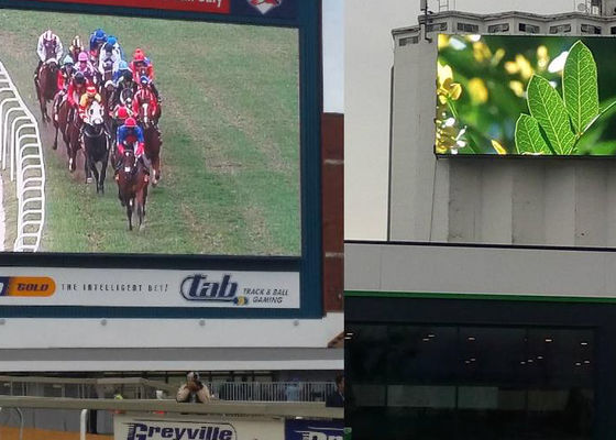 이음새가 없는 정면 정비 발광 다이오드 표시 P10 RGB 옥외 SMD LED 스크린