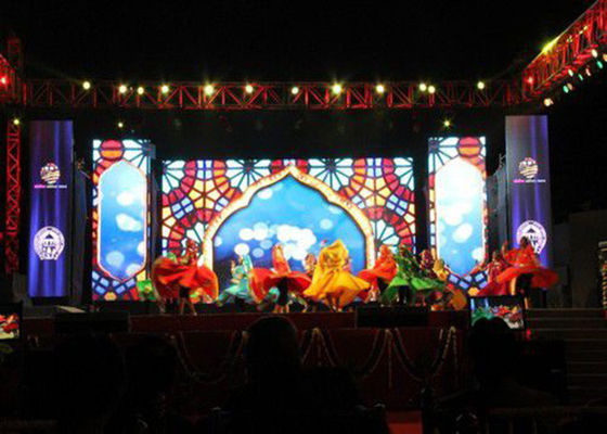 SMD 커튼 P4 실내 풀 컬러 발광 다이오드 표시 방수 광고 영상 벽