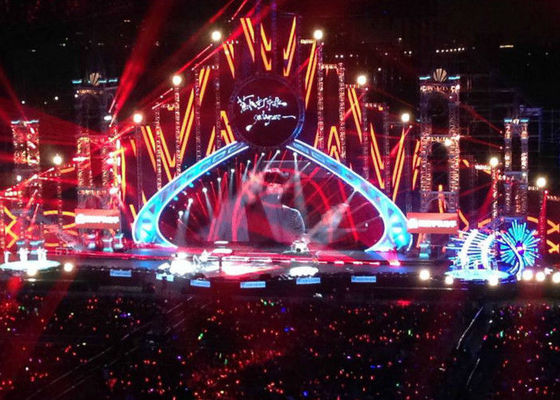 실내 단계 임대 발광 다이오드 표시 6mm 화소 피치 192mm x 192mm 단위 크기