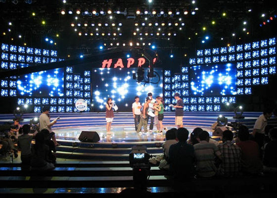 다 기능 실내 LED 영상 스크린 P3.91 1000 밤 광도 16 조금 회색 수준