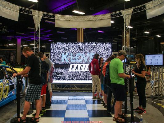 1500개 알 P5mm SMD3528 실내이 고정되 LED 스크린 알루미늄