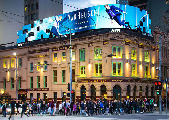 P10 SMD3535 6000 cd/M2 야외 고정된 주도하는 스크린 330W