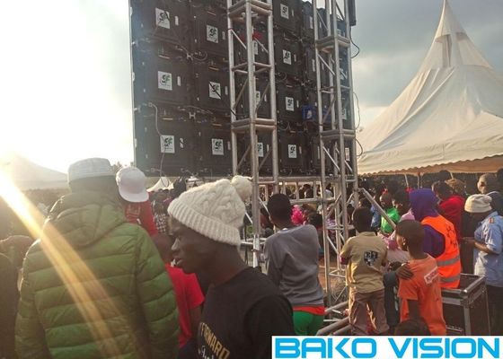 무대 매달리 P3.91 1500 알 임대 주도하는 비디오 월 SMD2121