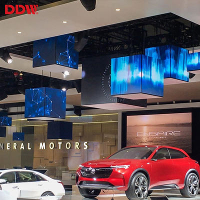 실내 관례 P2.5mm는 마술 입방체, 영상 스크린에 의하여 지도된 입방체 전시를 지도했습니다