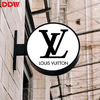 옥외 P4.68 둥근 LED 표시, 원형 지도된 로고 전시