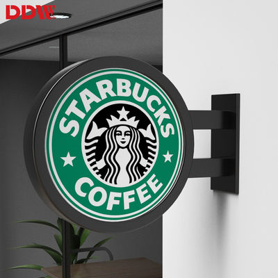 옥외 P4.68 둥근 LED 표시, 원형 지도된 로고 전시