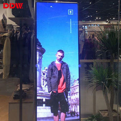 디지털 영상 광고 LED 거울 스크린 실내 매우 얇은 휴대용 P1.75 P2 P2.5