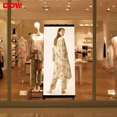 디지털 영상 광고 LED 거울 스크린 실내 매우 얇은 휴대용 P1.75 P2 P2.5