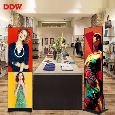 디지털 영상 광고 LED 거울 스크린 실내 매우 얇은 휴대용 P1.75 P2 P2.5